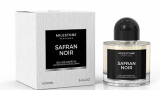 Byredo Black Saffron clone Safran Noir Milestone Perfumes [upl. by Burnside]