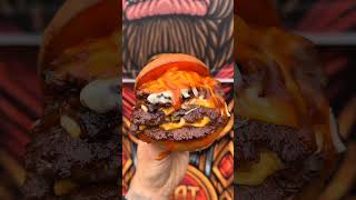 Hot famous Hamburger 🌶️ fatburger fampage famousburger [upl. by Duane]