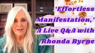 Effortless Manifestation by Rhonda Byrne [upl. by Anitnegra224]