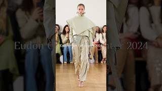 Eudon Choi Fall Winter 2024 at London Fashion Week shorts [upl. by Hnilym681]