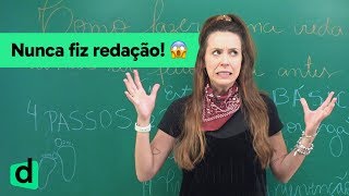 COMO FAZER UMA REDAÇÃO SEM NUNCA TER FEITO UMA ANTES  DESCOMPLICA [upl. by Darice]