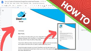 How to Create a Professional Google Docs Letterhead Template Aesthetic [upl. by Hambley]