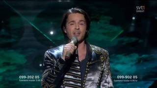 Melodifestivalen 2010 Live Final 5 Peter Jöback  Hollow [upl. by Elyrad847]