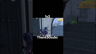 trending gaming viralvideo 1v2 Thankyou 50 subscribe [upl. by Ahteral]