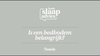 Is een bedbodem belangrijk [upl. by Humo]