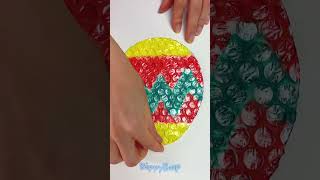 Drawing with Bubble wrap a Colorful Drawing for Kids🫧🌈 [upl. by Irik]