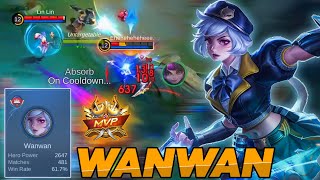 Im Solo Rank up Star With Hero Wanwan  Mobile Legend [upl. by Neerak]