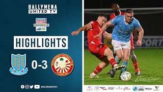 Match Highlights I Ballymena United 03 Portadown [upl. by Tsai]