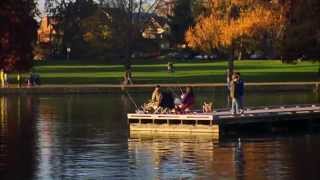 Bolex 16mm Film Test A Walk Around Green Lake Seattle  December 2011 [upl. by Netsrak]