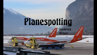 Planespotting  Innsbruck Airport  21012024 [upl. by Arehc785]