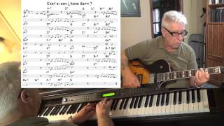 Cest si bon  guitar amp piano jazz cover  Yvan Jacques [upl. by Elegna]