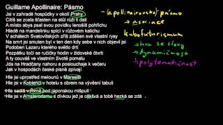 G Apollinaire Pásmo [upl. by Lucias]