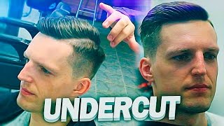 MEN UNDERCUT HAIRSTYLE ★ Disconnected Undercut ★ UNDERCUT for short hair [upl. by Mercuri]