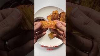 60 ways to make potatoes 23 accordion potato short cooking asmrcooking ASMR asmrsound [upl. by Haas]