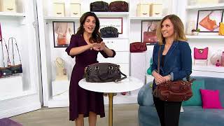 Dooney amp Bourke Florentine Leather Medium Mail Satchel on QVC [upl. by Maxie]