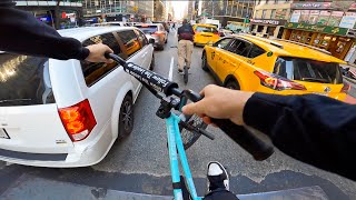 Riding BMX in Midtown NYC [upl. by Halas355]