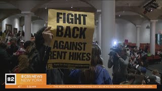 NYC Rent Guidelines Board votes for preliminary rent hike [upl. by Sacram]