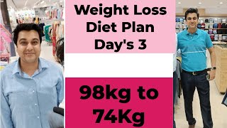 Diet Plan 3  My Fat Loss Journey  30 Days Diet Plan For Weight Loss  Diet Chart For Weight Loss [upl. by Hannibal]