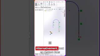 Changez instantanément entre lignes et arcs dans les esquisses SolidWorks  solidworks tutorial [upl. by Esenaj662]