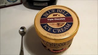 The Worlds Best Ice Cream Blue Bell Triple Chocolate [upl. by Zenobia]