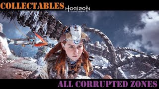 ALL CORRUPTED ZONE LOCATIONS  Horizon Zero Dawn [upl. by Deina]