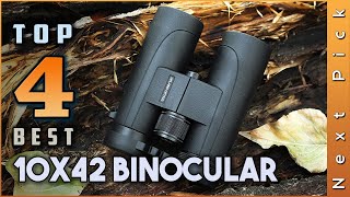 Top 4 Best 10x42 Binocular Review [upl. by Panthea]