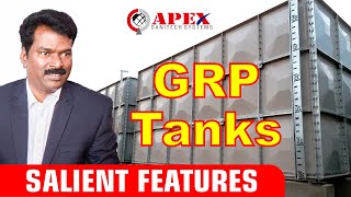 GRP Tank Features  GRP Panel Water Tank  Water Storage on IT Parks Factories and Industry [upl. by Olegnad628]