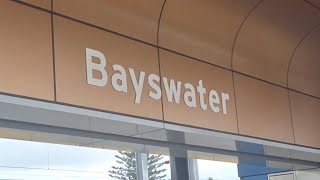 Transperth AIR BTrain entering and leaving Bayswater Station NEW [upl. by Akiner626]