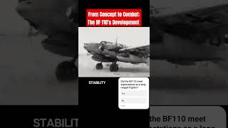 The BF 110 From Concept to Combat Development Explained [upl. by Kihtrak]