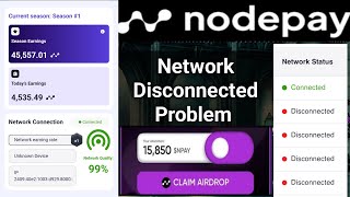 Nodepay Network Disconnected Problem  nodepay airdrop wallet connect Claim rewards [upl. by Colleen810]