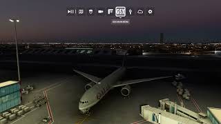 PMDG 777  MSFS LIVE  OMDB  OTHH  Dubai  Doha  VATSIM [upl. by Lance]