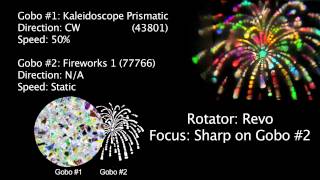 Rosco Rotator Recipes Fireworks [upl. by Breh]