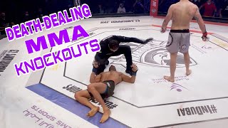 10 Minutes of Non Stop Death Dealing MMA Knockouts [upl. by Ennairej608]