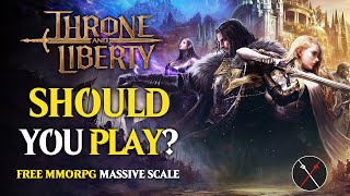 THRONE AND LIBERTY Gameplay Preview — Should you Play It Is it Worth it NEW MMORPG [upl. by Nial]