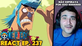 CONHECENDO O FRANKY SUUUPER React One Piece EP 237 [upl. by Fennelly]