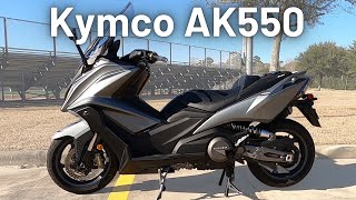 Kymco AK550 THIS is a luxury scooter [upl. by Itnahs]