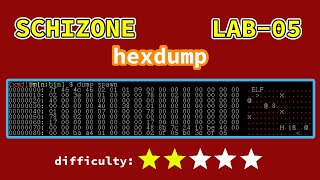 hexdump in x86 assembly  SCHIZONE LAB05 [upl. by Geer]