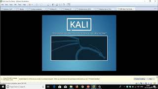 1 Installing kali linux into vm [upl. by Isnam76]