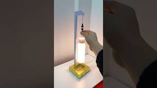 Magnetic levitation lamp made of yogurt bottles turns waste into treasure diy [upl. by Laemaj]