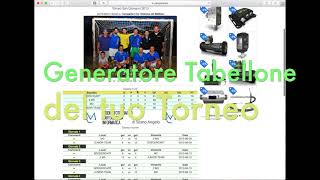 Generatore Tabellone Torneo Calcio [upl. by Mendelsohn]