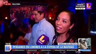 Peruanos en Londres a la espera de la Navidad [upl. by Polivy]