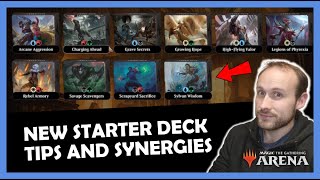 NEW Starter Decks Revealed Exploring Cards amp Synergies of the 10 Preconstructed Decks  MTG Arena [upl. by Redleh]