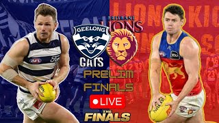 GEE V BRI  2024 AFL FINALS SERIES LIVE [upl. by Ahsinet]