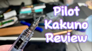 Pilot Kakuno Left Handed Review [upl. by Sabah580]