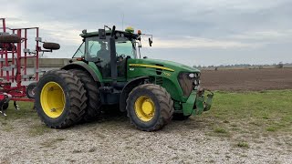 Köp Traktor John Deere 7730 med dubbelmontage på Klaravik [upl. by Martainn]