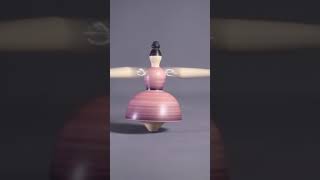 Woodturning a ballerina spinning top [upl. by Xyno]