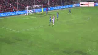 Italy vs Albania Cikalleshi Bomb Chance [upl. by Boni]