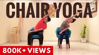 11 Minute Chair Yoga Practice  Chair Yoga for Beginners amp Seniors  Easy Chair Yoga With Bodsphere [upl. by Ceciley]