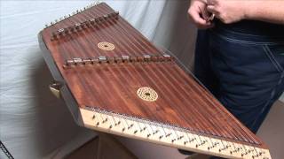 Master Works 1514 Hammer Dulcimer with Mahogany soundboard and Rosewood bridges [upl. by Earb75]