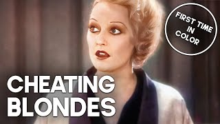 Cheating Blondes  COLORIZED  Thelma Todd  Crime Drama [upl. by Alvis]